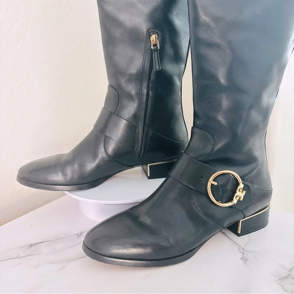 Tory Burch Sofia Tall Riding Boots Size 8.5 M‎